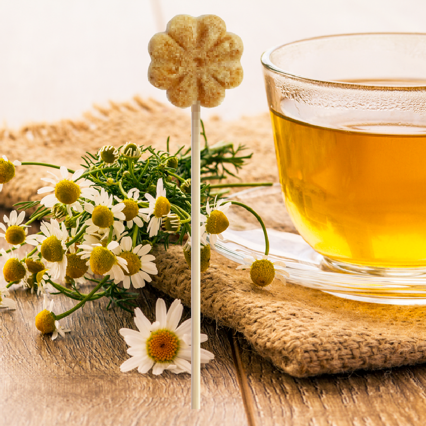 Tea Pop Camomille (chamomile) sur bâton !