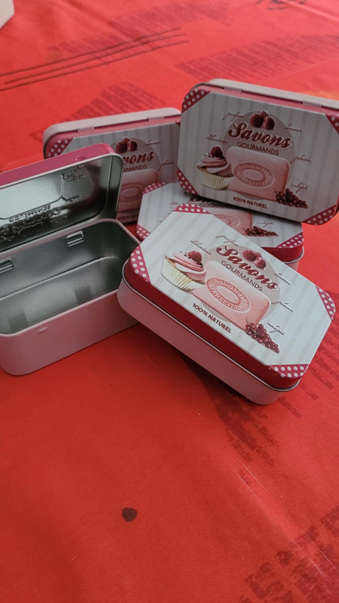 Boîtes à savon Métal