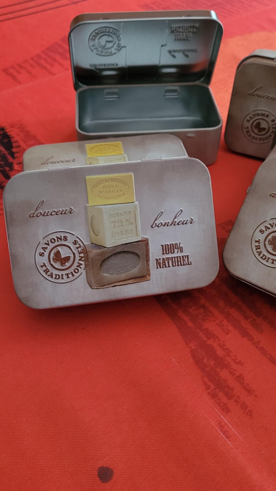 Boîtes à savon Métal
