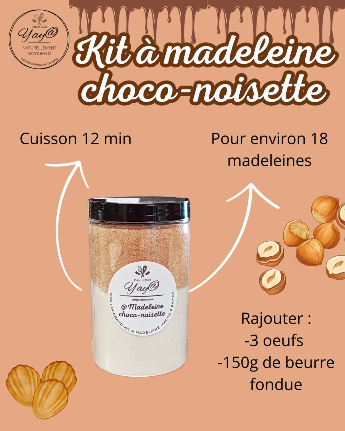 KIT pour Madeleines