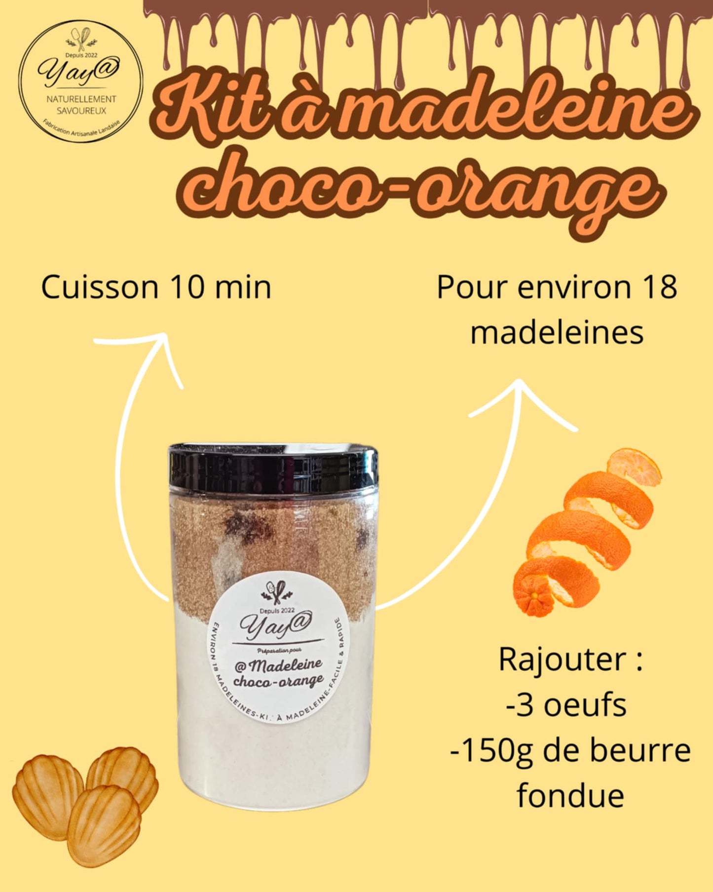 KIT pour Madeleines