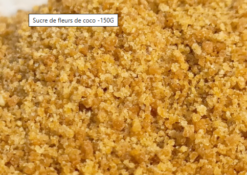 Sucre Spécial DIABETIQUE - Sucre De Fleurs de Coco en 150 gr
