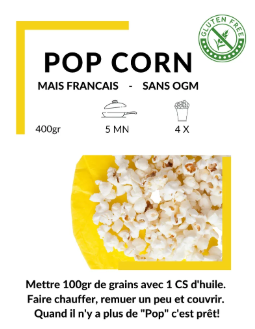 Préparation à Pop Corn -