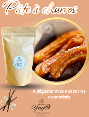 Préparation pour Churros au Sucre aromatisé Vanillé Exotique