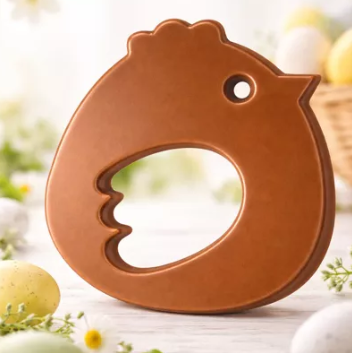 Célestine la poule - Chocolat lait éclats d'amandes