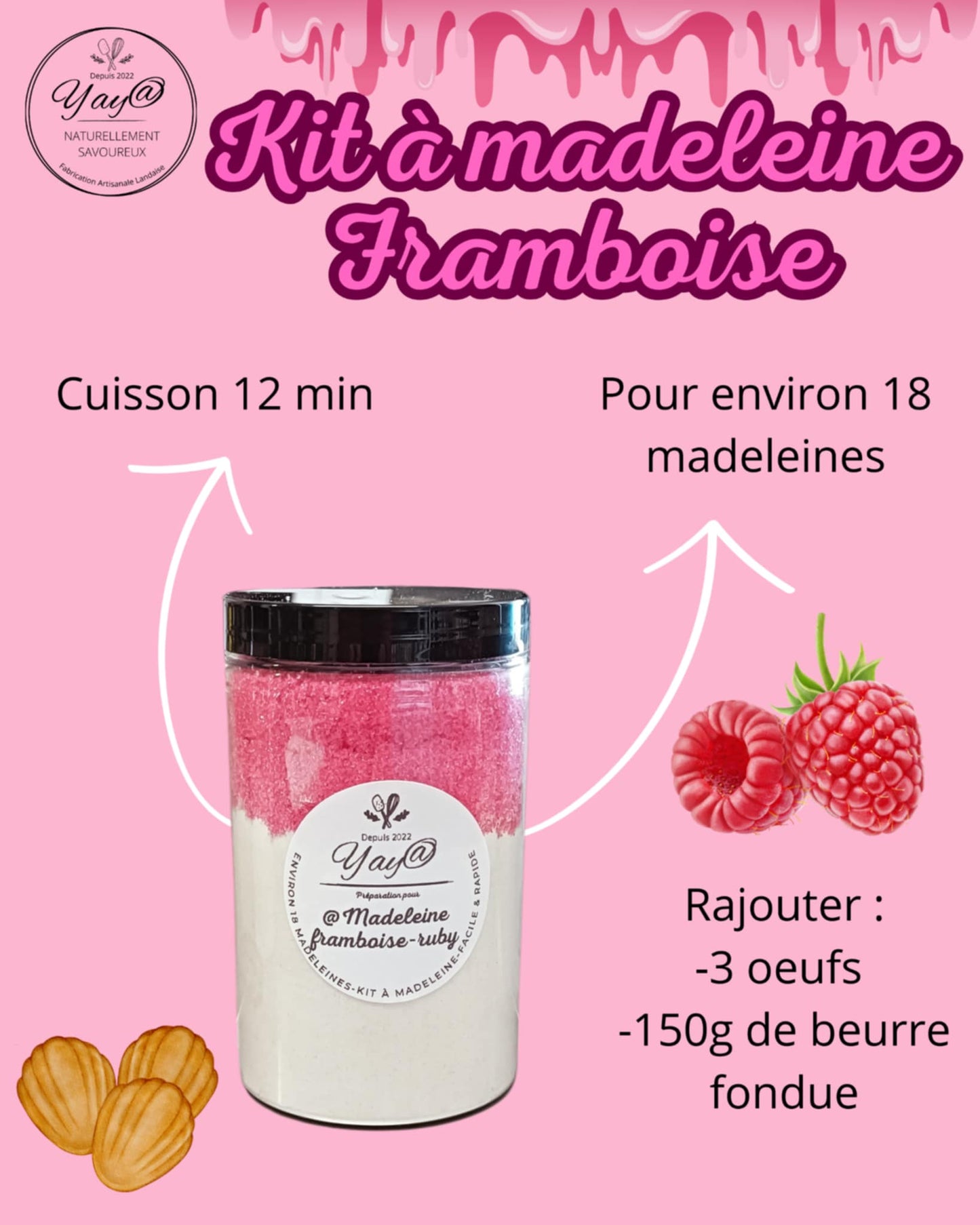 KIT pour Madeleines