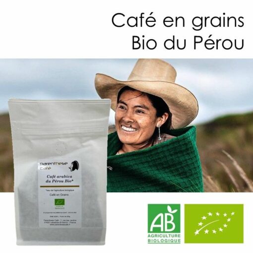 LES CAFES EN GRAINS BIO - 250 gr
