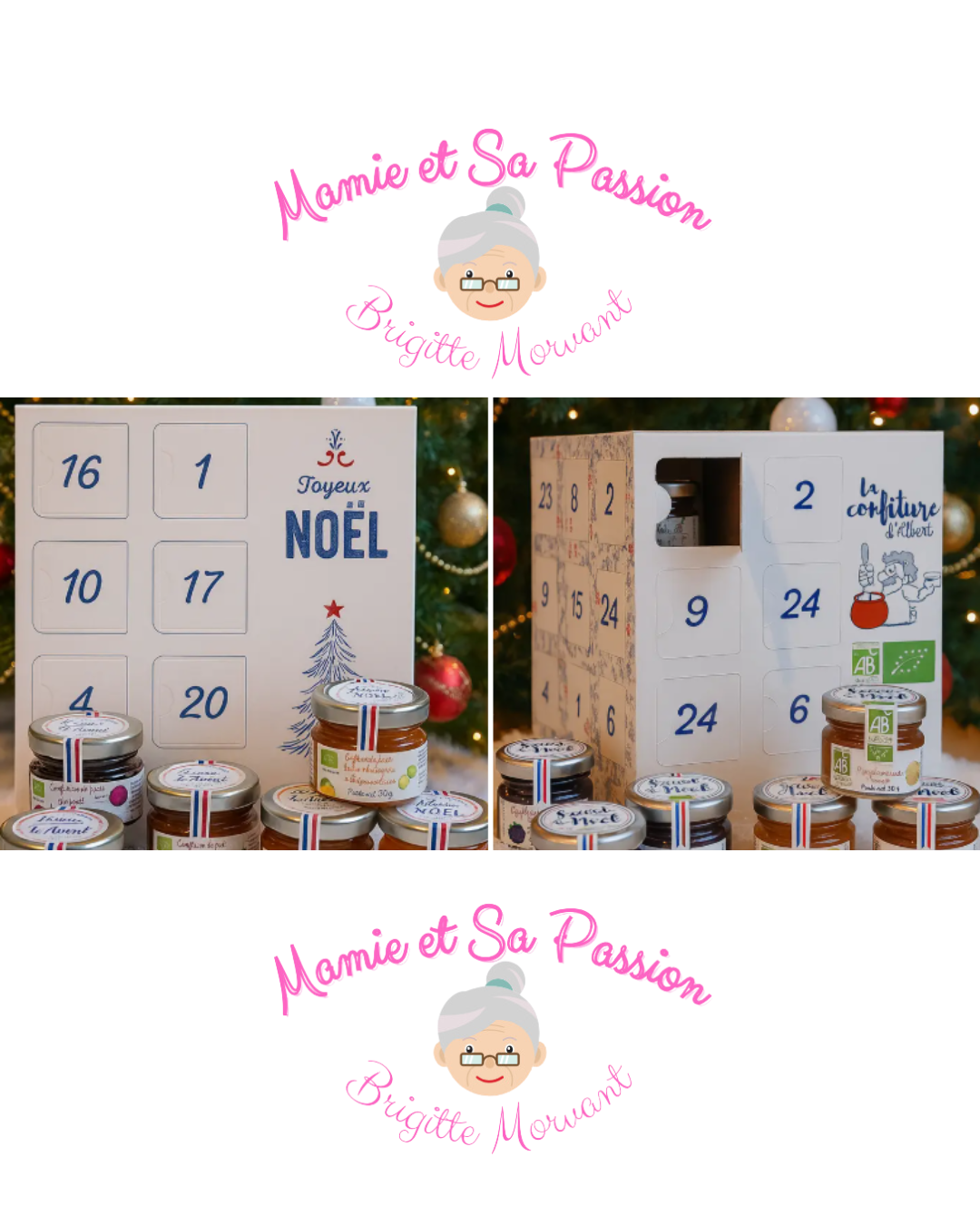 Calendrier de l'Avent en confitures