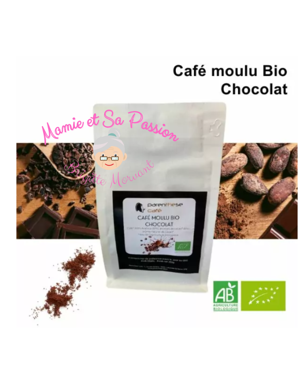 CAFES MOULUS BIO 250 gr - AROMATISES
