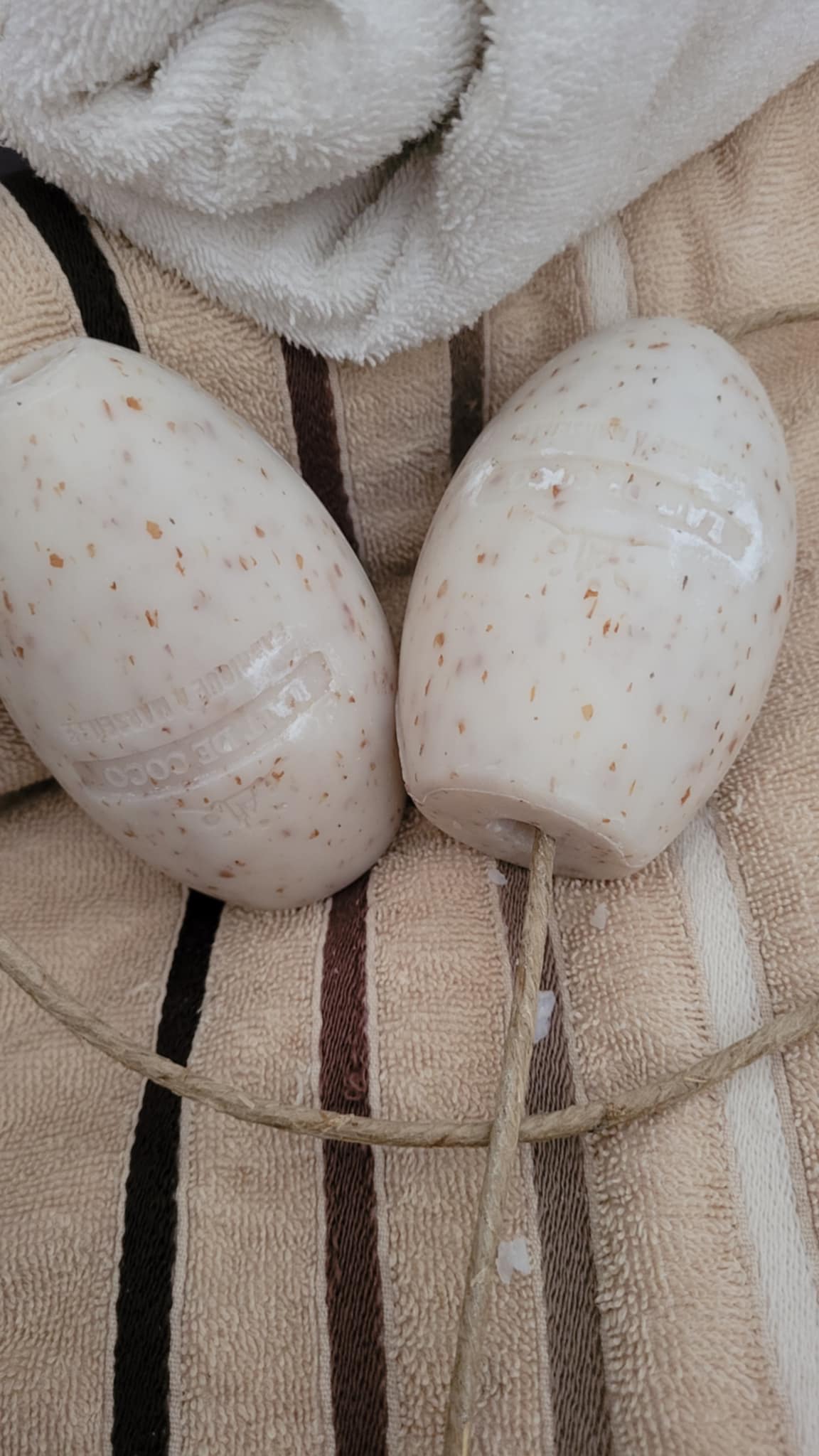 Savon Boule Gommage Lait de Coco