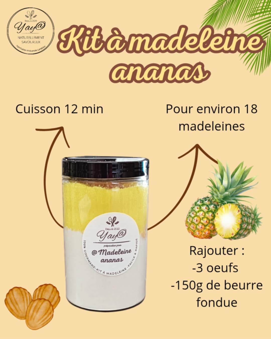 KIT pour Madeleines