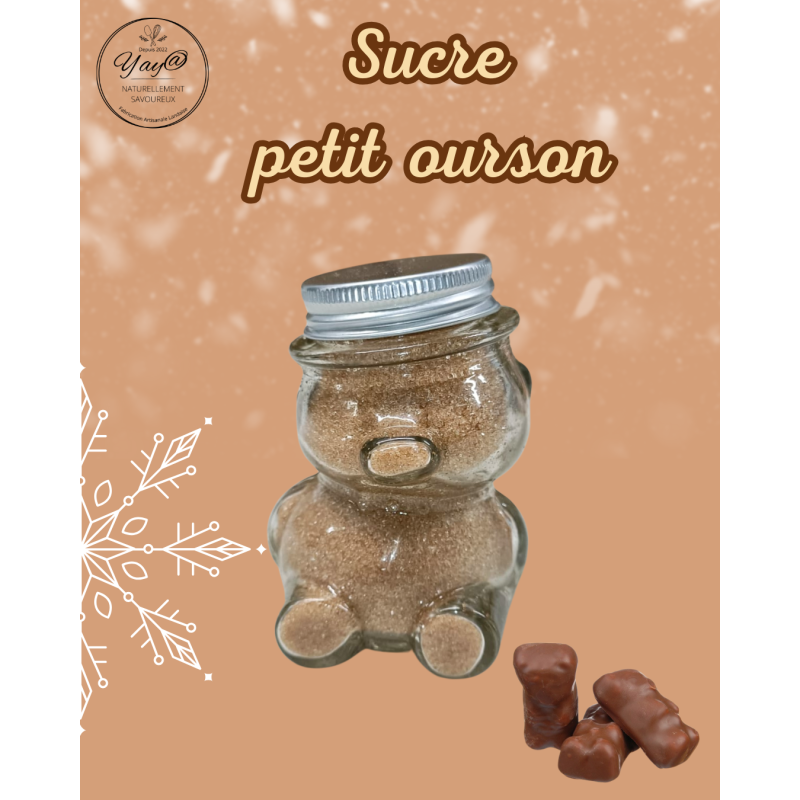 Petit Ourson en Verre – Sucre Aromatisé Ourson Guimauve (80 g)