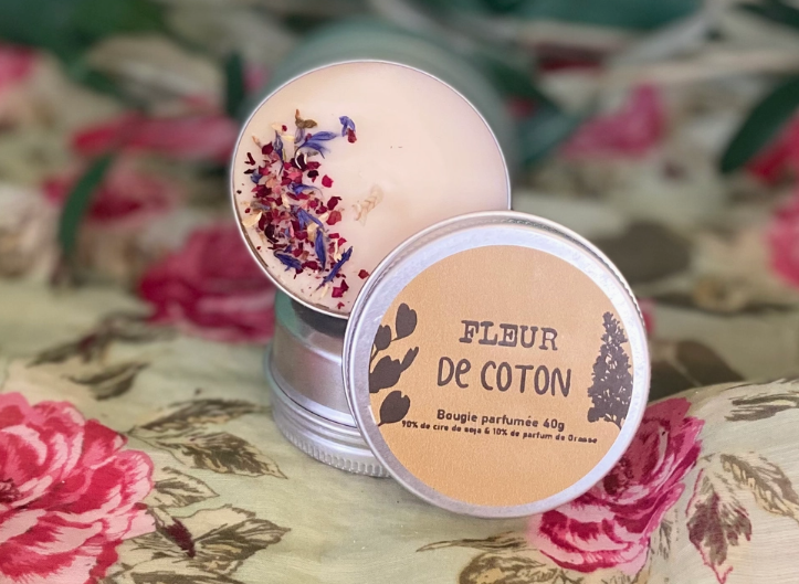 Mini Bougie - Cire de Soja et parfum de Grasse.