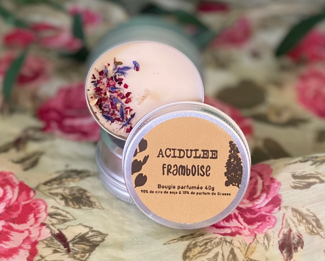Mini Bougie - Cire de Soja et parfum de Grasse.