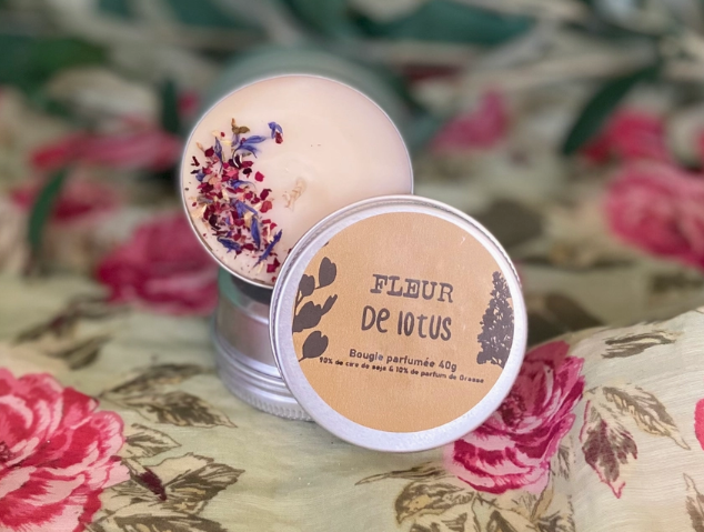 Mini Bougie - Cire de Soja et parfum de Grasse.