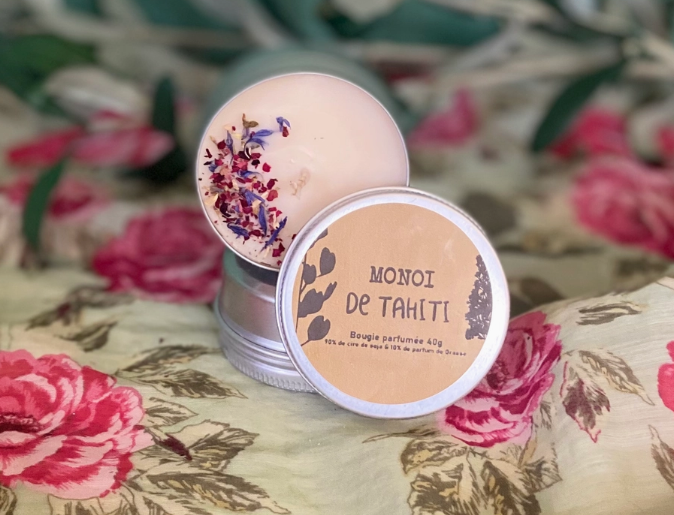 Mini Bougie - Cire de Soja et parfum de Grasse.
