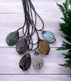 Pendentif Arbre de vie ( Pierre Naturelle )