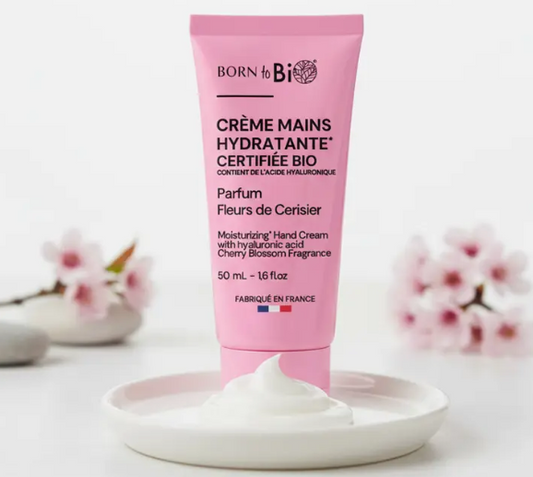 Crème mains acide hyaluronique Certifiée - Bio