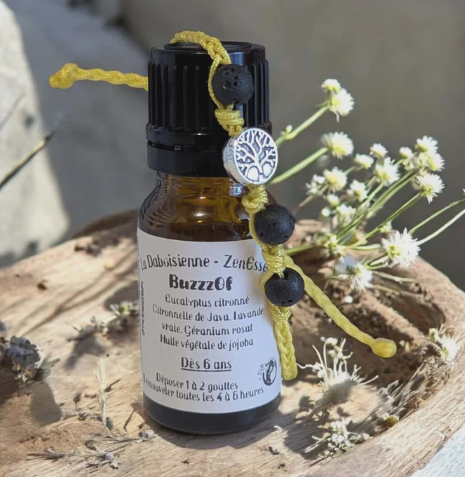 Huile essentielle BuzzzOf Anti-Moustique + bracelet offert
