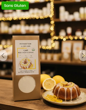 kit Cake - Sans Gluten - Pois Chiche Citron