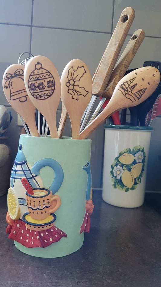 CUILLERE EN BOIS "NOEL"