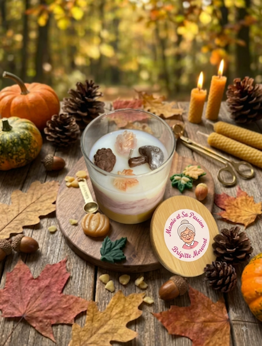 Bougie Eclosion "Automne"