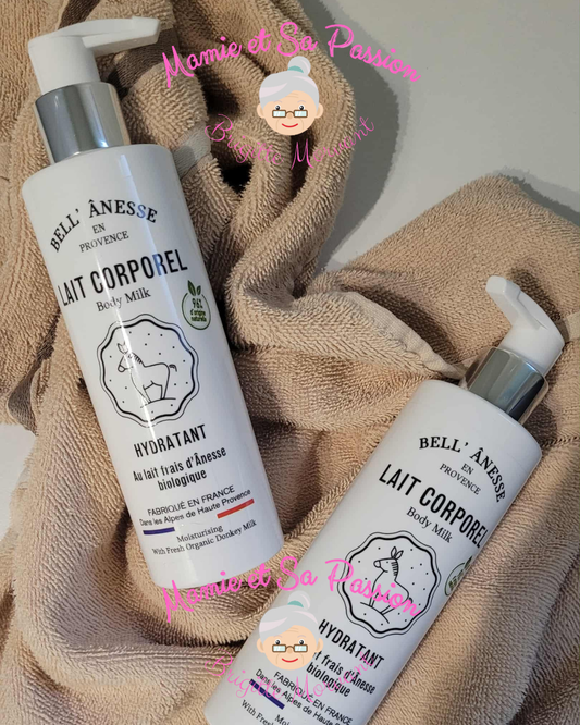 Lait Corporel Hydratant au Lait d'Anesse - Bio - 250 ml