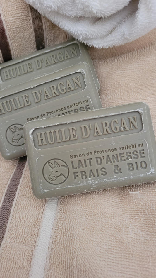 Savon de Marseille Lait d'ânesse Huile d'argan BIO