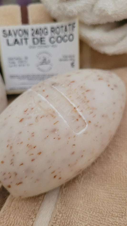 Savon Boule Gommage Lait de Coco