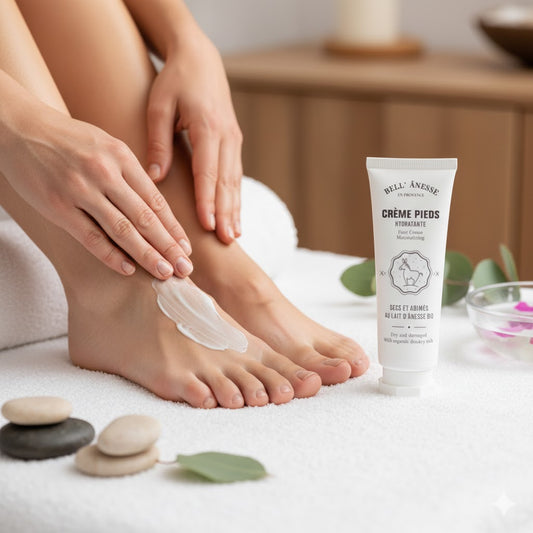 CREME PIED HYDRATANTE AU LAIT D'ANESSE - BIO - 120 ml