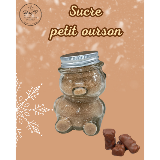 Petit Ourson en Verre – Sucre Aromatisé Ourson Guimauve (80 g)